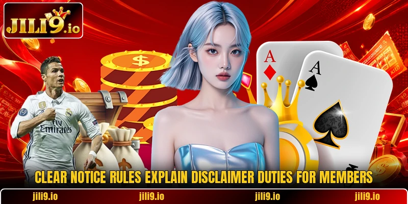Clear notice rules explain disclaimer duties for members Clear notice rules explain disclaimer duties for members