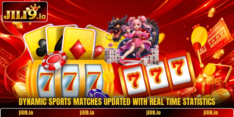Dynamic sports matches updated with real time statistics