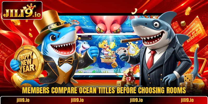 Members compare ocean titles before choosing rooms Members compare ocean titles before choosing rooms