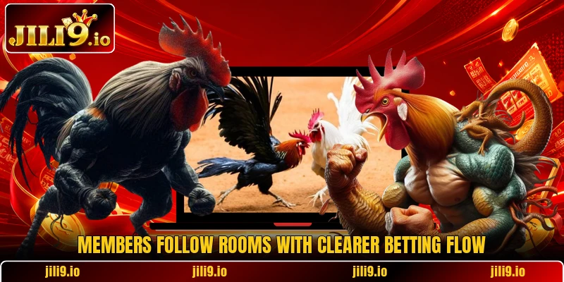 Members follow rooms with clearer betting flow