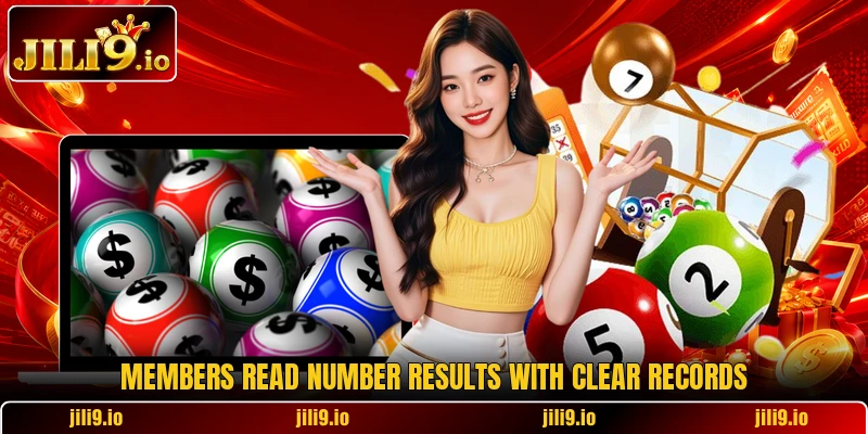 Members read number results with clear records